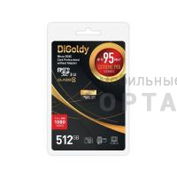 MicroSDXC  512GB  Digoldy Class 10 Extreme Pro UHS-I U3 (95 Mb/s) без адаптера