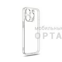 Чехол прозрачный силикон в техпаке, iPhone 15 Pro Max