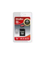 Карта памяти microSDHC 16 Гб OltraMax, Elite, Class10, UHS-I 45Mb/s, с адаптером