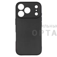 Чехол Soft-touch Black силиконовый в техпаке, для iPhone 17 Air